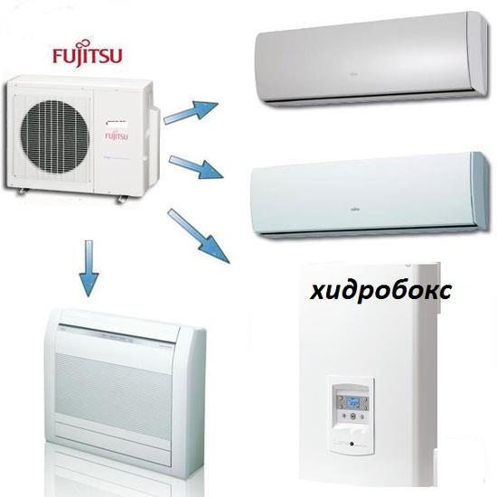 f5-03062 ТермопомпиFujitsu FHIBRID 4AOYG30LAT4 - Image 1