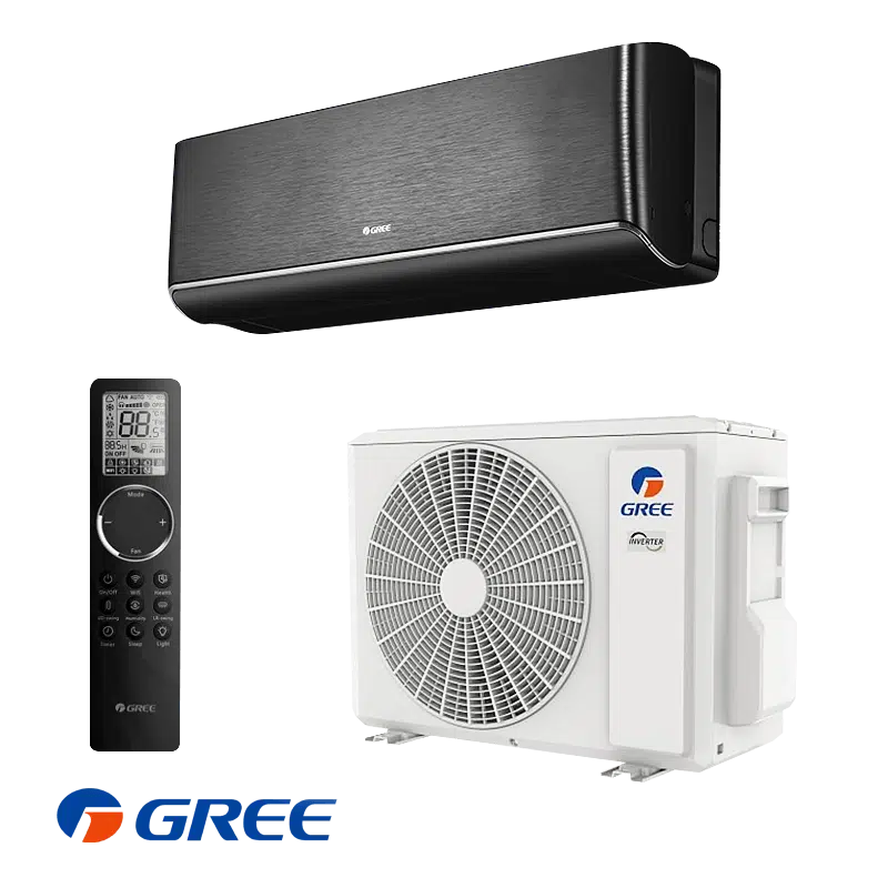 1750696110004 Инверторен климатик Gree Airy GWH12AVCXD1A-Черен Безплатен Професионален Монтаж - Image 1